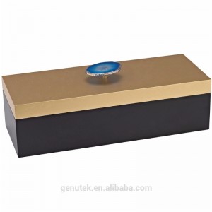 Διακοσμητικό κουτί κοσμημάτων με πολύτιμο λίθο